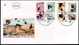 FDC - Song Birds In Israel 1992 - FDC