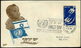 FDC - UNICEF Day - 11-12-1951 - FDC