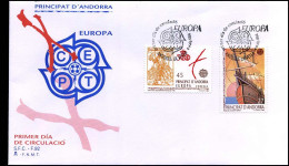 FDC - Europa CEPT 1992 - Lettres & Documents