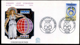 FDC - Convention De Paris 1883-1983 - 1980-1989