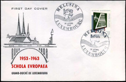 FDC - 1953-1963 Schola Evropaea - FDC