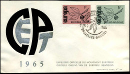 1342/43 - FDC - Europa   - Stempel : Bruxelles/Brussel - 1971-1980
