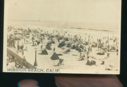 MISSION BEACH CALIF  CP PHOTO  ( MES PHOTOS NE SONT PAS JAUNES ) - Altri & Non Classificati