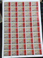 Vietnam South Sheet Stamps Before 1975(25$ Not Issued 1975) 1 Pcs 50 Stamps Quality Good - Viêt-Nam