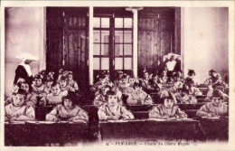 CPA La Turballe Loire-Atlantique, Pen Bron, Kinder Im Klassenraum - Other & Unclassified