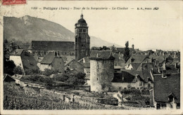 CPA Vaux Sur Poligny Jura, Tour De La Sergenterie, Le Clocher - Other & Unclassified