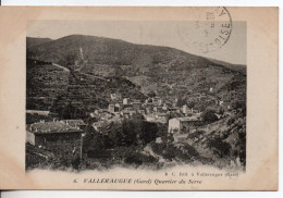 Carte Postale Ancienne Valleraugue - Quartier Du Serre - Valleraugue