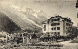 CPA Chamonix Mont Blanc Haute Savoie, Hotel Claret Et De Belgique, Mont Blanc - Otros & Sin Clasificación