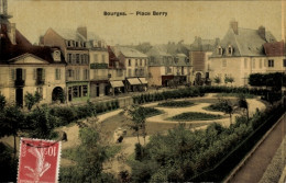 CPA Bourges Cher, Place Berry - Autres & Non Classés