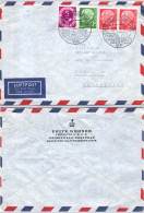 Allemagne - Lettre Poststempel GEISENHEIM (Rheingau) 1954 - Luftpost - Fritz Werner - Other & Unclassified