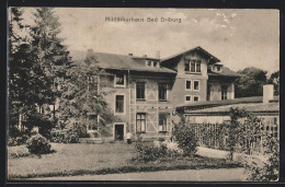 AK Bad Driburg, Hotel-Militärkurhaus Vom Garten Betrachtet  - Bad Driburg