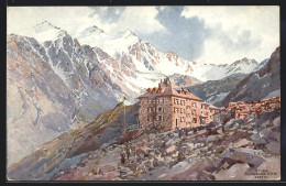 Künstler-AK Edward Theodore Compton: Berghütte Mit Gebirge  - Compton, E.T.