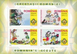 Romania 2005 - Scouts , Perforate, Souvenir Sheet ,  MNH ,Mi.Bl.357 - Nuovi