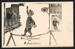 Künstler-AK Seiltänzer In Kalamitäten  - Other & Unclassified