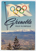 CPSM 10,5 X 15  Xèmes Jeux Olympiques D'Hiver De GRENOBLE 1968  Olympics Games  GRENOBLE Ville Olympique - Grenoble