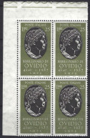 1957 Italia 809 Ovidio Quartina Ang.mnh** - 1946-60: Mint/hinged