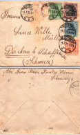 Allemagne - Lettre Poststempel Worms 1921 - Other & Unclassified