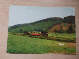 Aisne. - Waismes - Train/Tramway - P 369 - Erezée-Amonines-Dochzmps - Photo Carte: La Dendre - 2 Scans - Stazioni Con Treni