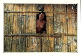 CPA Sarawak Borneo Malaysia, Nackte Frau Am Fenster - Kostums