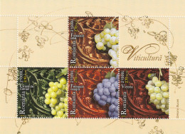 Romania 2005 - Viticultura , Perforate, Souvenir Sheet ,  MNH ,Mi.Bl.356 - Neufs