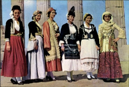 CPA Griechenland, Frauen In Trachten, Volkstracht, Griechische Tracht - Kostums