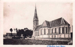 14 - Calvados - SAINT AUBIN Sur MER - L église - Saint Aubin