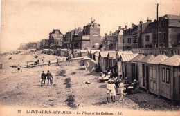 14 - Calvados - SAINT AUBIN Sur MER - La Plage Et Les Cabines - Saint Aubin