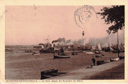14 - Calvados -  OUISTREHAM - RIVA BELLA - Le Port - Depart Du Paquebot Du Havre - Ouistreham