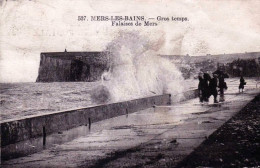 80 - Somme -  MERS Les BAINS -  Gros Temps -  Falaises De Mers - Mers Les Bains