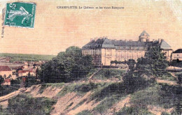 70 - Haute Saone -  CHAMPLITTE  - Le Chateau Et Les Vieux Remparts - Carte Toilée - Autres & Non Classés