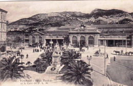 83 - Var -  TOULON - La Place Vauban Et La Gare Du P.L.M - Toulon