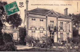 89 - Yonne - VILLENEUVE La DONDAGRE -  Chateau De Molu - Villeneuve-la-Dondagre