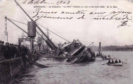 33 - Gironde - BORDEAUX - Le Paquebot "le Chili" Echoué En Rade Le 24 Avril 1903 - Bordeaux