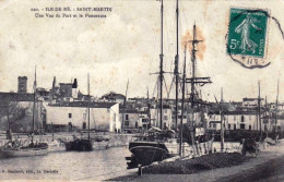 17 - Charente Maritime -  ILE  De RE - Saint Martin -   Une Vue Du Port Et Le Panorama - Ile De Ré