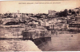 08 - Ardennes -  RETHEL Devasté - Les Ruines Prises Du Deversoir - Guerre 1914 - Rethel