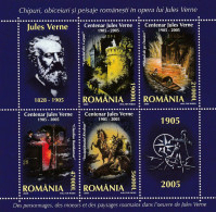 Romania 2005 - 100th Death Anniversary Of Jules Verne , Perforate, Souvenir Sheet ,  MNH ,Mi.Bl.352 - Nuovi
