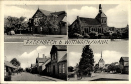 CPA Radenbeck Wittingen In Niedersachsen, Geschäftshaus Gust. Dibowski, Kirche - Autres & Non Classés