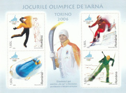 Romania 2006 - Winter Olympic Games Torino , Perforate, Souvenir Sheet ,  MNH ,Mi.Bl.368 - Unused Stamps