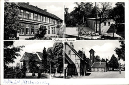 CPA Barum Salzgitter In Niedersachsen, Schule, Kindergarten, Kirche, Spritzenhaus - Other & Unclassified
