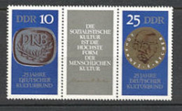 DDR  Yvert   1271A  * * TB  Triptyque  Dont Médaille - Unused Stamps
