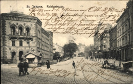 CPA St. Johann Saarbrücken Im Saarland, Reichsstraße - Autres & Non Classés