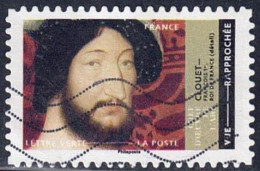 2022 Yt AA 2197 (o) Chef D'œuvre De L'Art - Vue Rapprochée François Clouet François 1er, Roi De France (détail) - Used Stamps