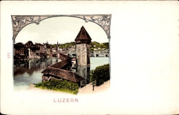 CPA Luzern Stadt Schweiz, Kapellbrücke - Other & Unclassified