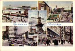 CPA Rotterdam Südholland Niederlande, Mühle, Boulevard, Straßenpartie - Autres & Non Classés