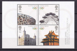 195 GRANDE BRETAGNE 2008 - Y&T BF 57 - Sport JO Pekin Et 2012 Londres - Neuf ** (MNH) Sans Charniere - Unused Stamps