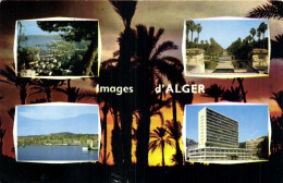 Fantaisie Images D' ALGER  4 Vues Colorisée RV - Alger
