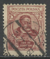 Pologne - Poland - Polen 1930 Y&T N°350 - Michel N°264 (o) - 75g Jan III Sobieski - Used Stamps
