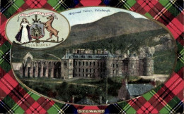 Blason Passepartout CPA Edinburgh Schottland, Holyrood Palace - Andere & Zonder Classificatie