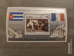 1989	Cuba	Paintings 11 - Gebraucht