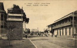 CPA Dakar, Senegal, Avenue Roume - Senegal